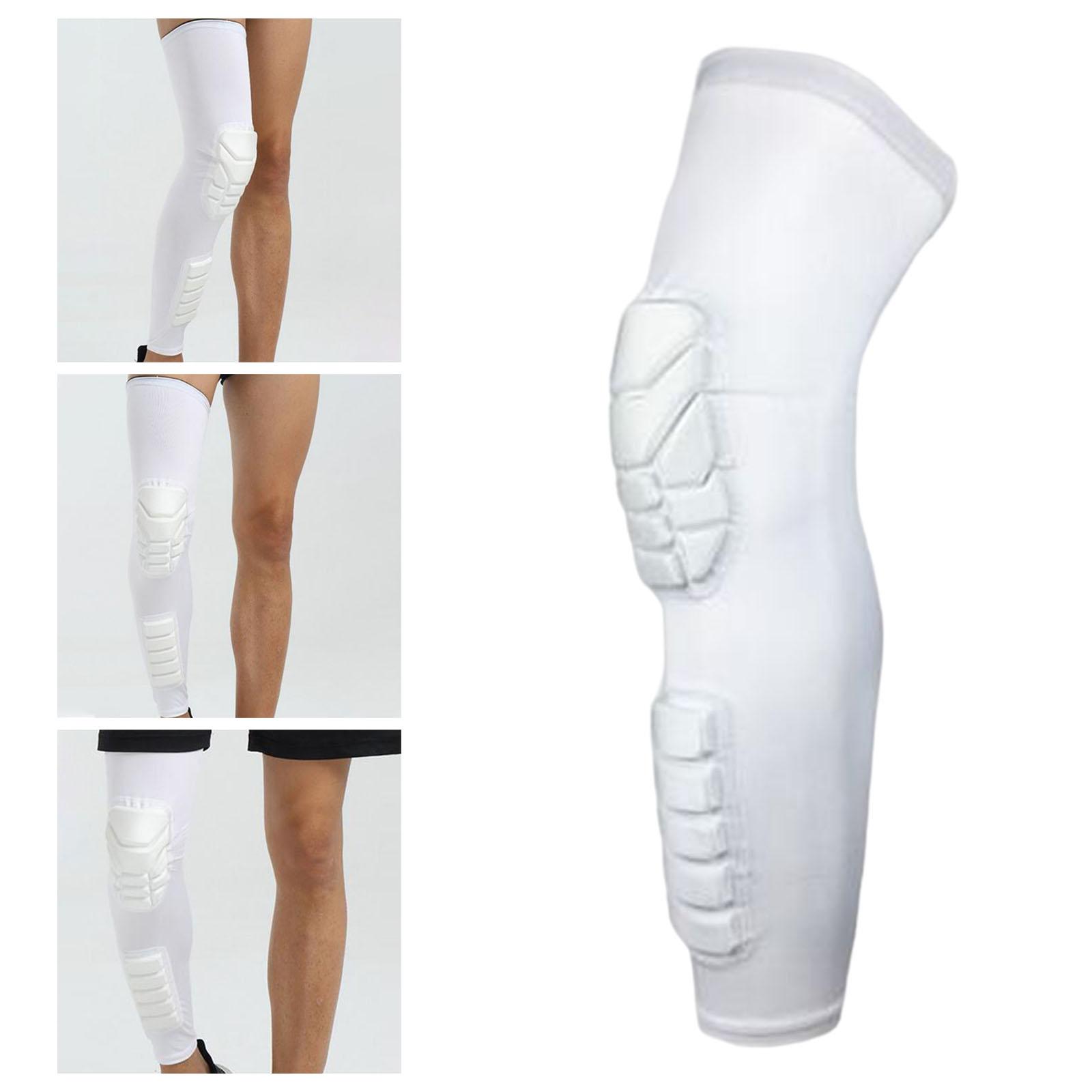 Protective Knee Calf Pads Compression Leg Sleeves Safety Guard Knee Brace Support Anti-Slip for Soccer Baseball Skating Youth