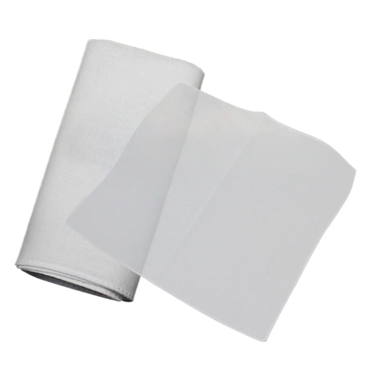 10Pcs Blank White Handkerchiefs for Men Women 42S Cotton 10 inch Soft Classic White Hankies for DIY Handmade Crafts Tie Dye