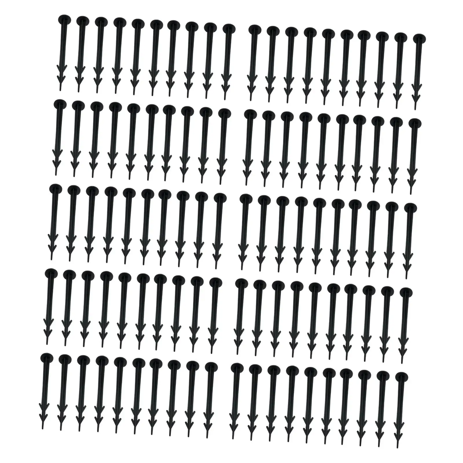 100Pcs Garden Stakes Yard Tents Edging Nails Anchor Fixing Anchor Pegs for Landscape Fabric Lawn Edging Holding Down Tents