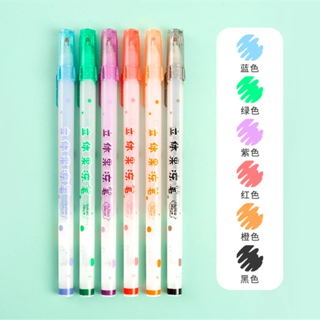 3d Three-dimensional Jelly Pen Color Gel Pen Student Cute Diy Multi-color  Painting Pen Graffiti Ceramic Metal Glass Nail Pen - Gel Pens - AliExpress