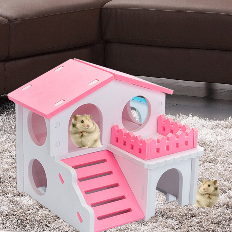 Title 8, Maison en bois pour Hamster P82D, Villa facile ...