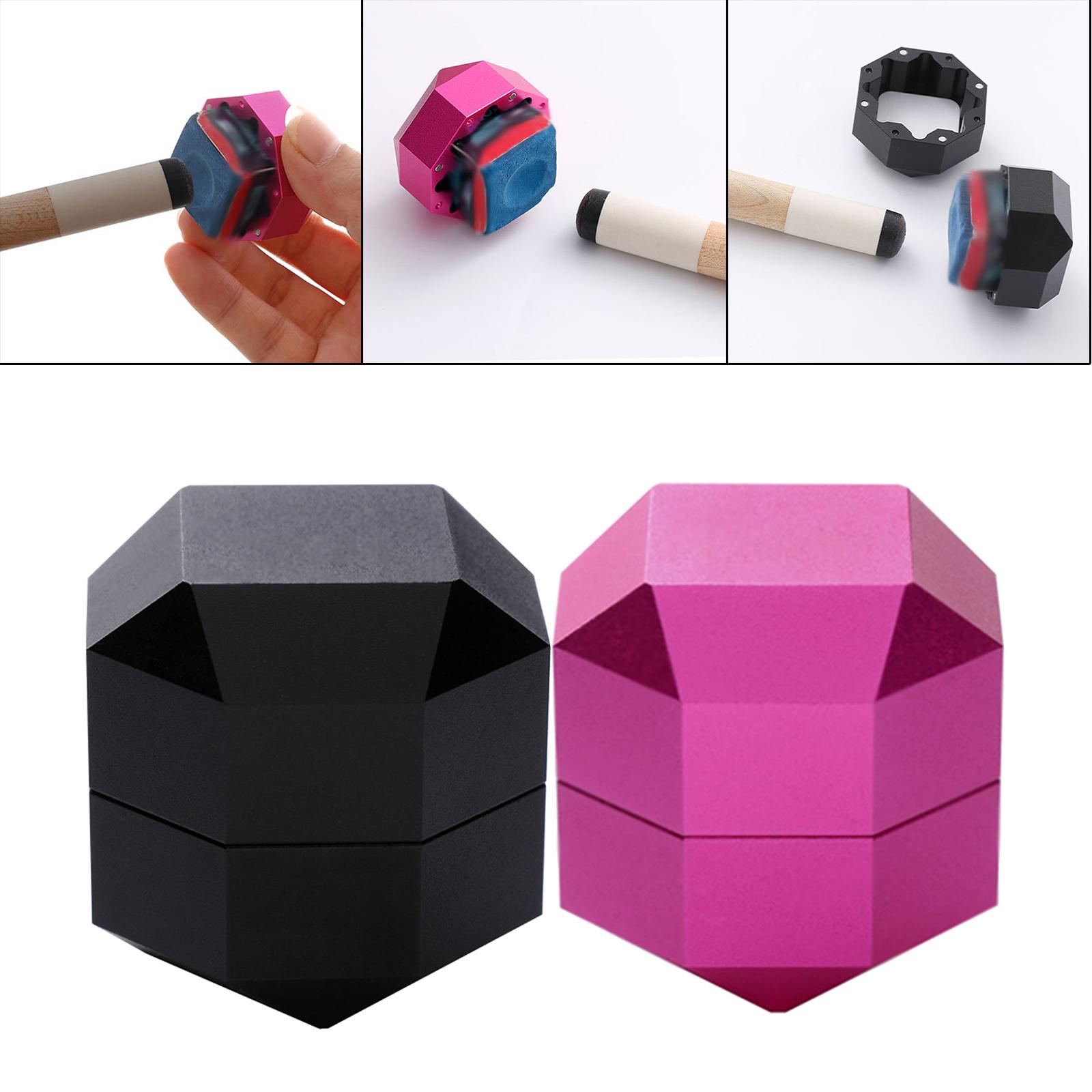 Durable Pool Cue Chalk Holder Case Box Organizer Cup Billiards Accessory Aluminium Practical Tool Container