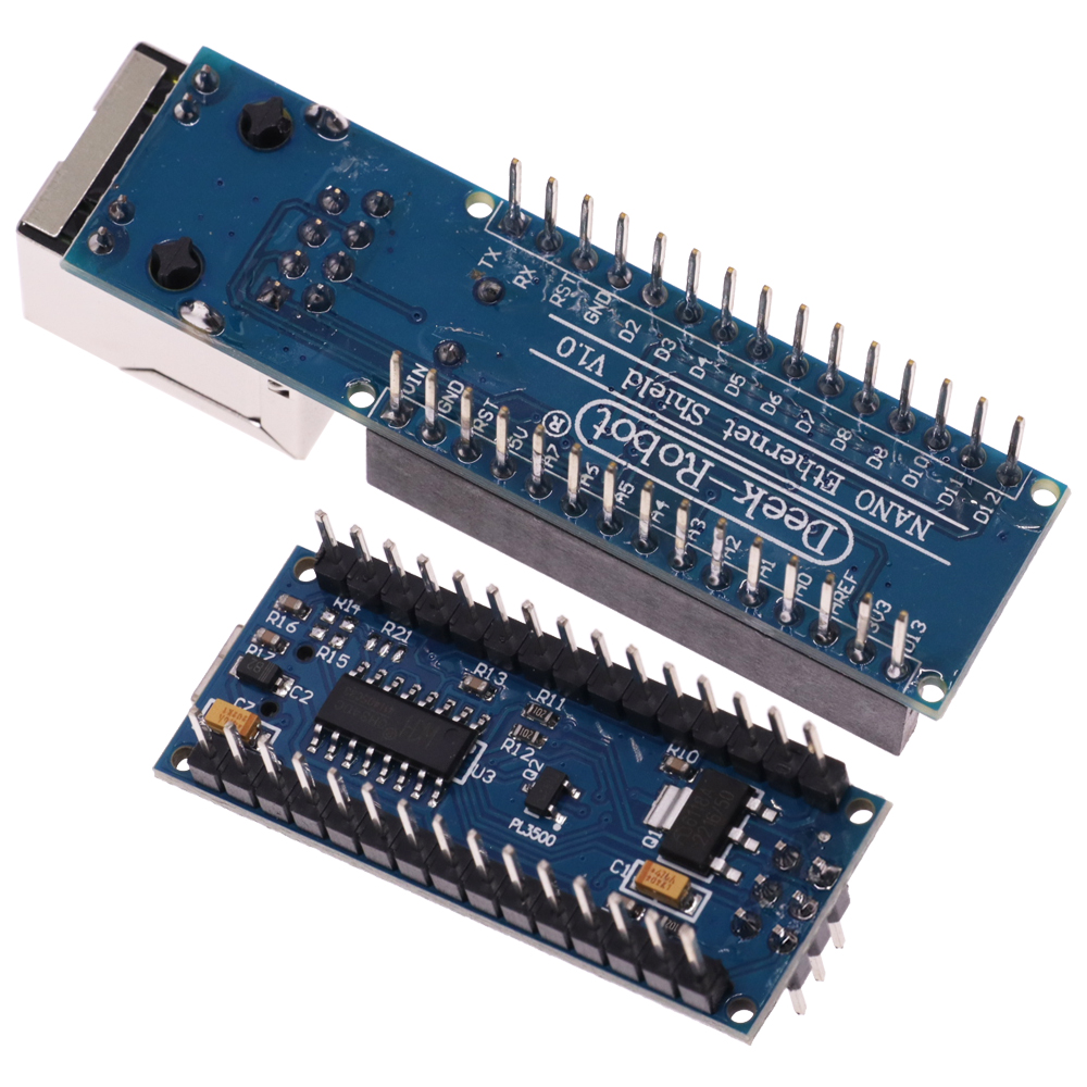 HR911105A Módulo Webserver Para Arduino Diy Kit Compatível Nano 3.0 V3 CH340G