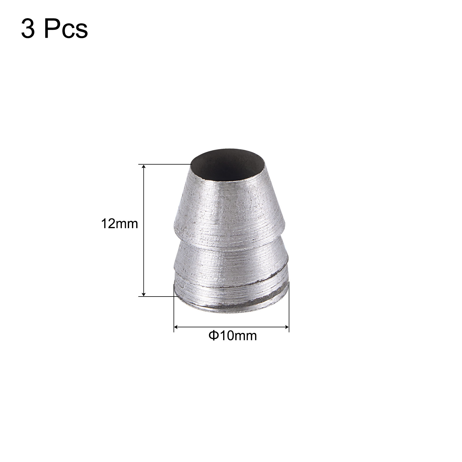 Nombre 1, Uxcell Rundstahlstielkeile für Axt, Klauenhammer, Vorschlaghammer, Axtstielkeil, 3 Stück, 10 mm