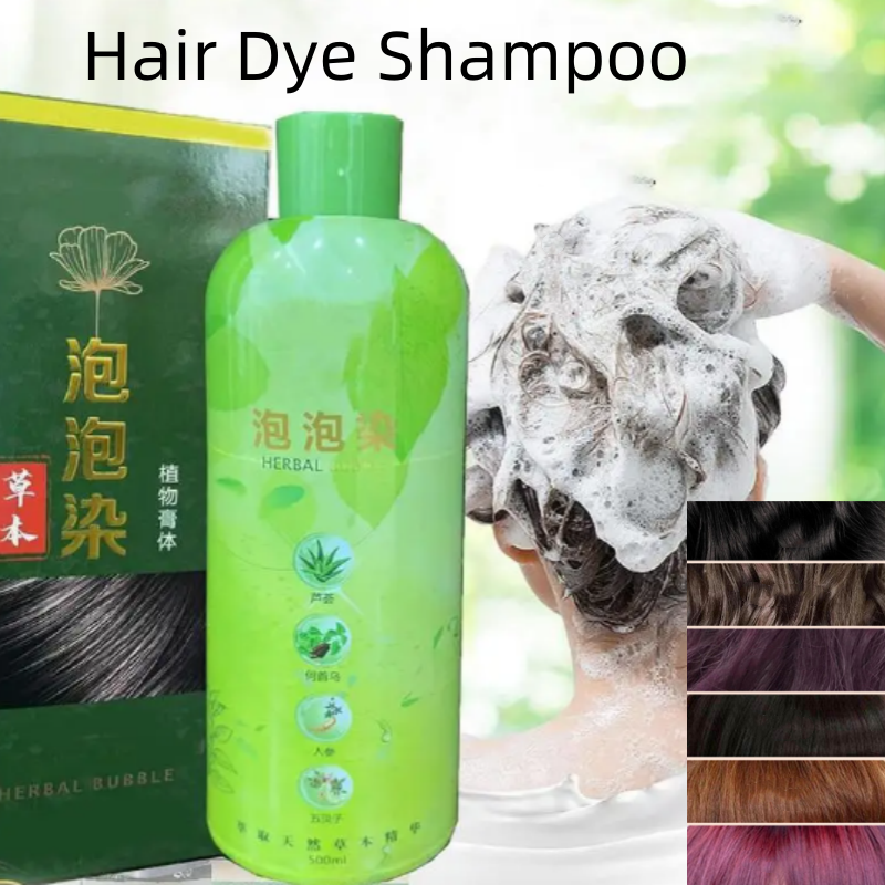 Best of 500ml Brimless Shampoo 3 In 1 Hair Dye Shampoo Black Brown Plant Bubble Hair Dye Nourishes Long Lasting Gray Nourishes Hair Dye Reviews & Tips