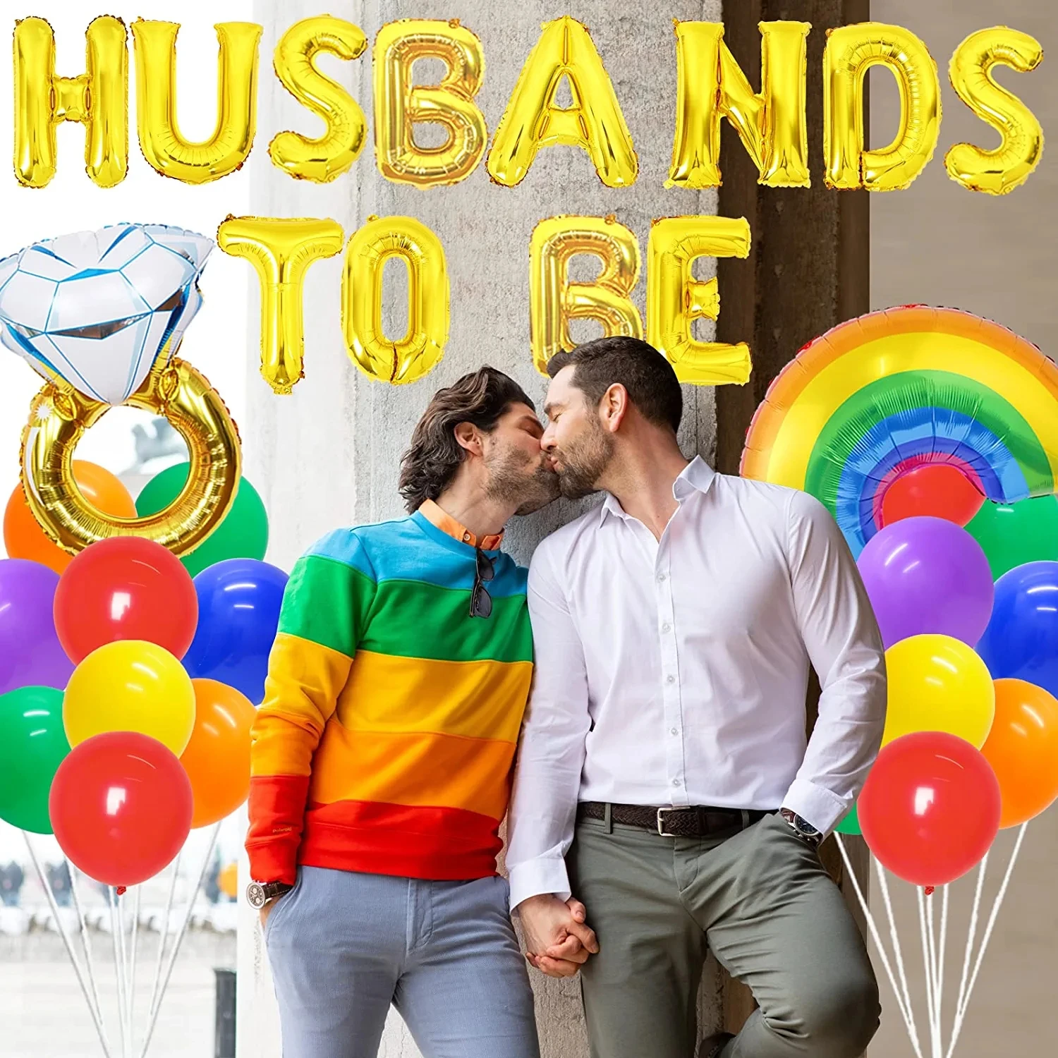 Cheereveal муж быть гей задействовать мужчин девичник украшения для  вечеринок радужные шары для мужчин ЛГБТ, гей-Прайд месячные принадлежности  | AliExpress