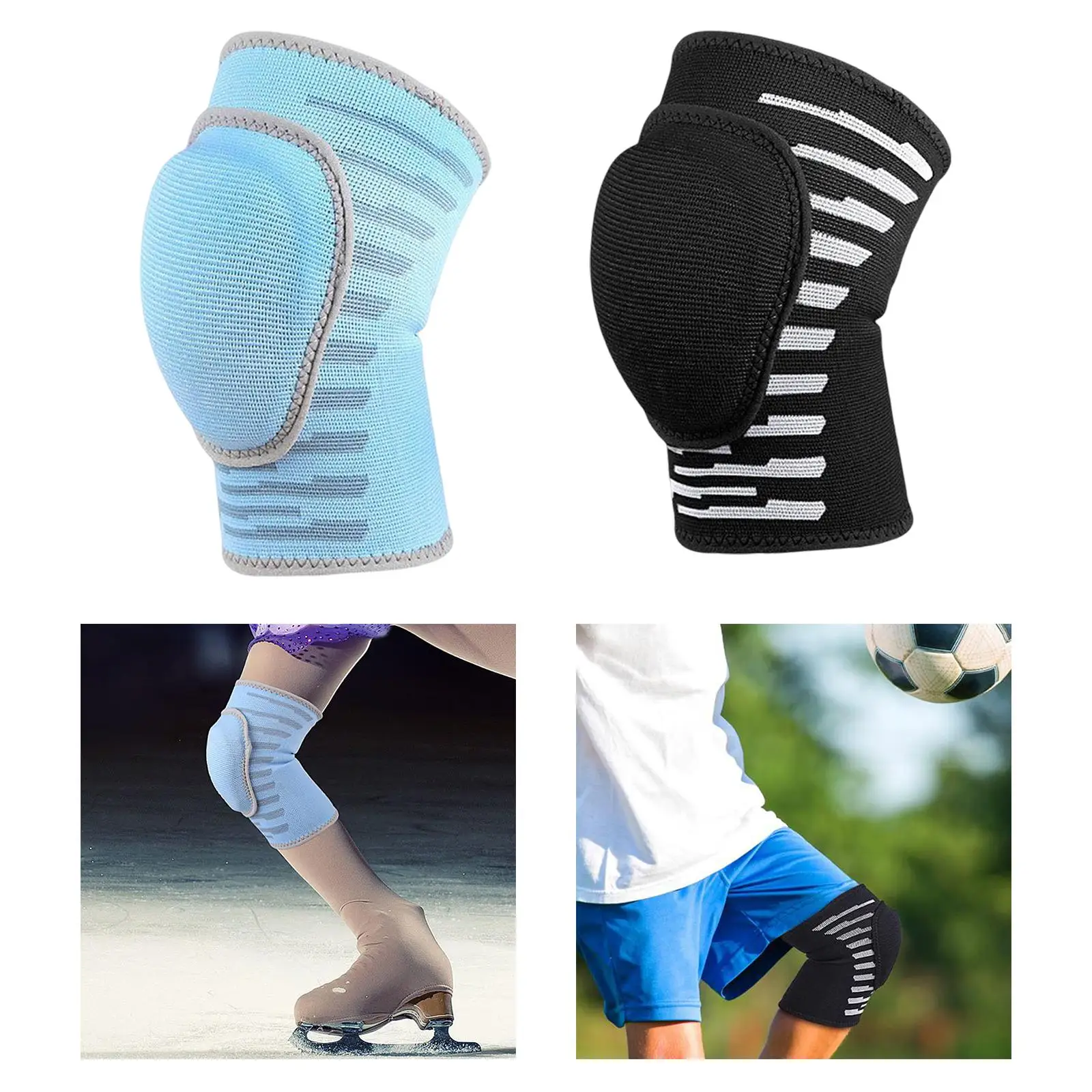 Children`s Knee Pad Thickened Sponge Soft Breathable Flexible Knee brace Running