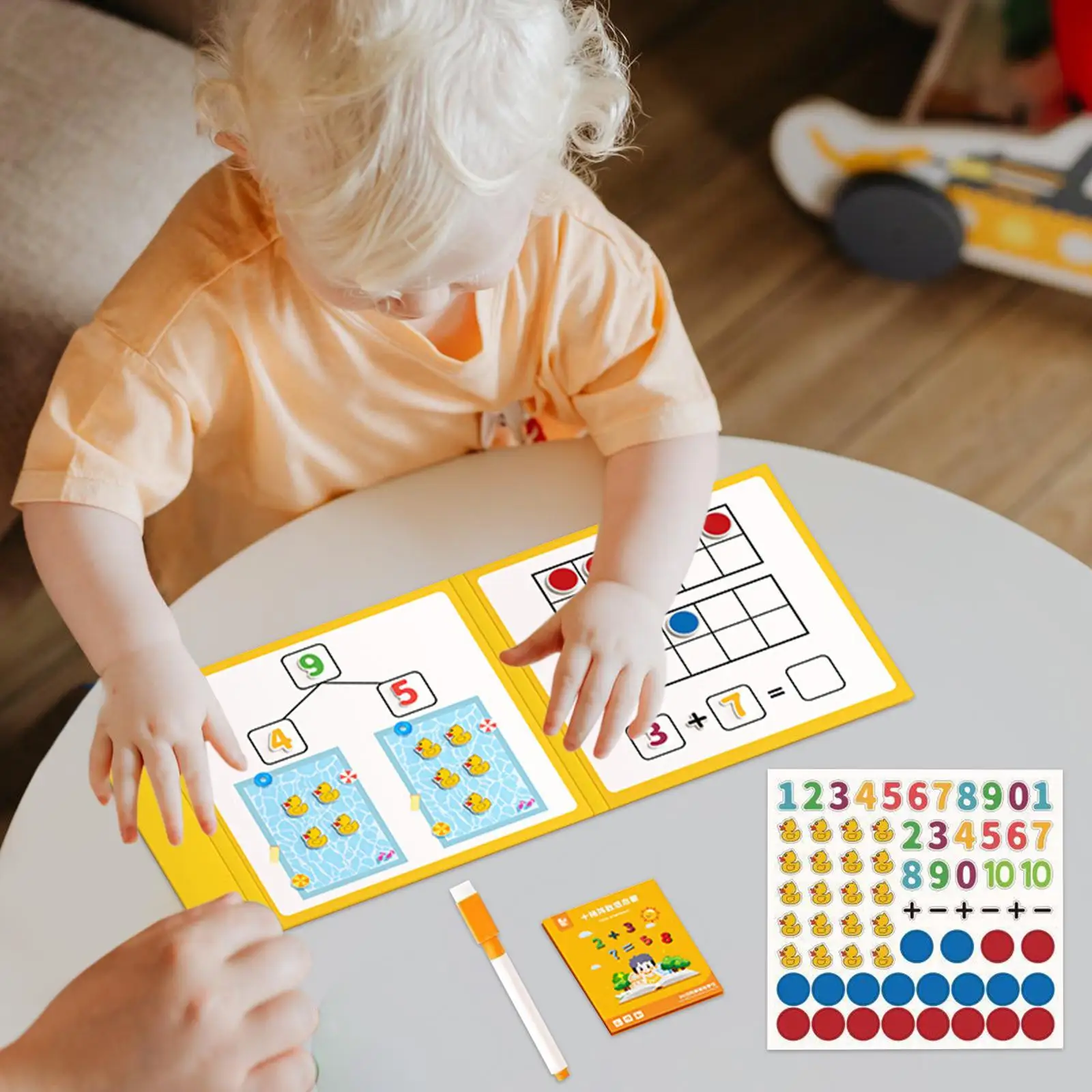 Number Learning Counting Cognitive sensory Math Addition Subtraction Toy for Game Activities Learning Numbers Travel