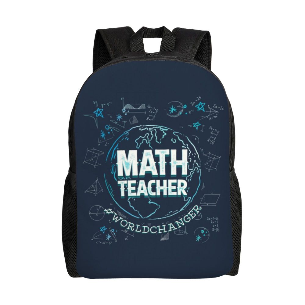 Mochilas impermeáveis do professor da matemática para