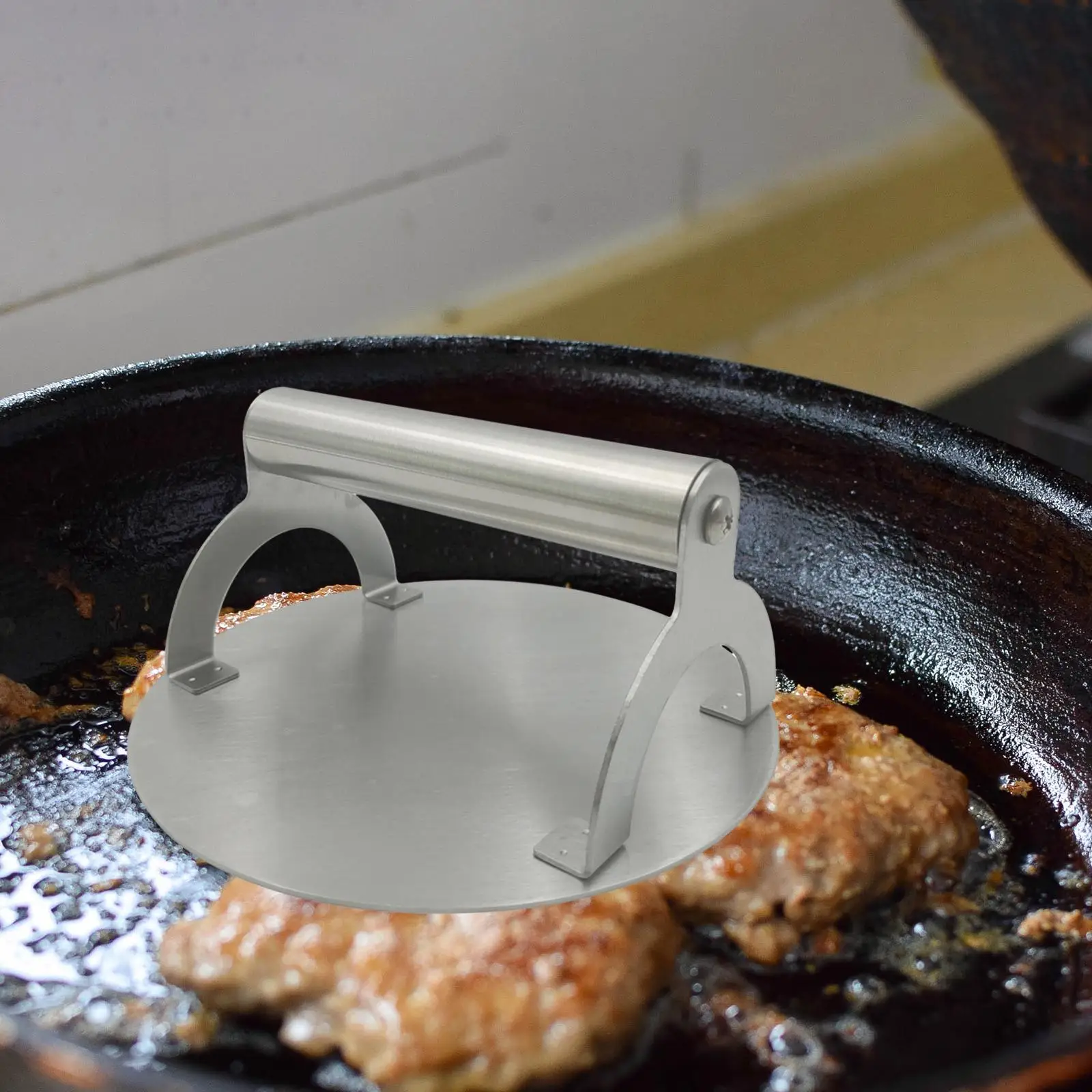Burger Presses Nonstick Smooth Meat Steak Press for Barbecue