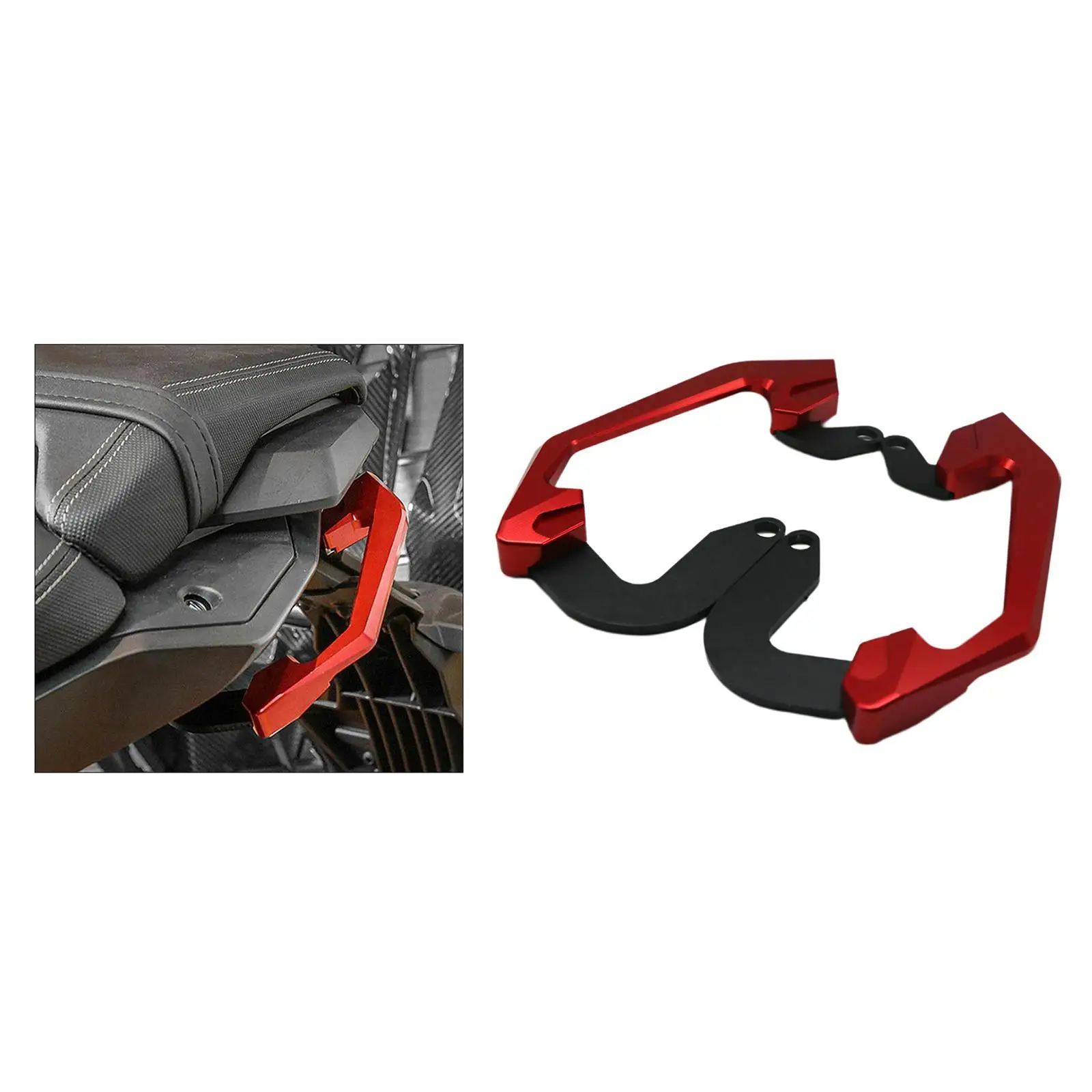 2x Motorcycle Rear Seat Handle Pillion Bars Fit for HONDA CBR650R Durable