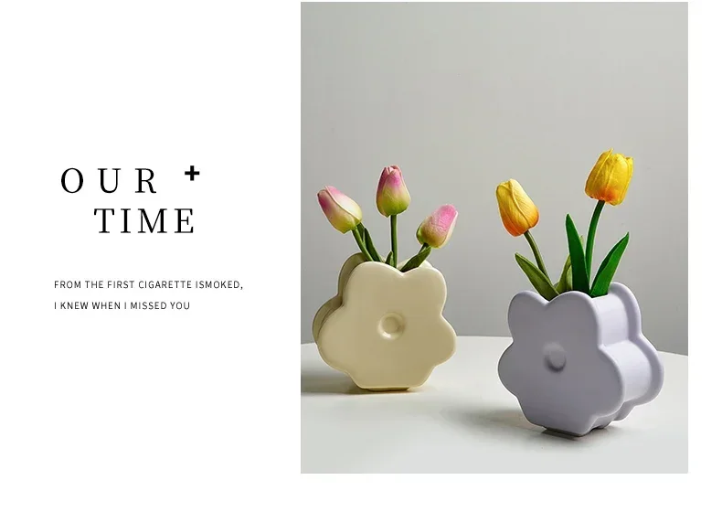 Morandi Design Flower Vase