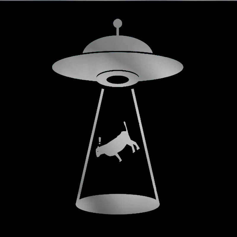 Auto Aufkleber Alien Raumschiff Aufkleber Dekoration Außen Teile Caravan Zubehör Fahrzeug Liefert Produkte Stilvolle, Decals PVC – Detail 6