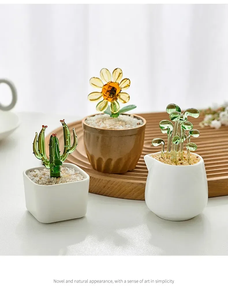 Minimalism Creative Glass Flower Pot Sunflower Vase