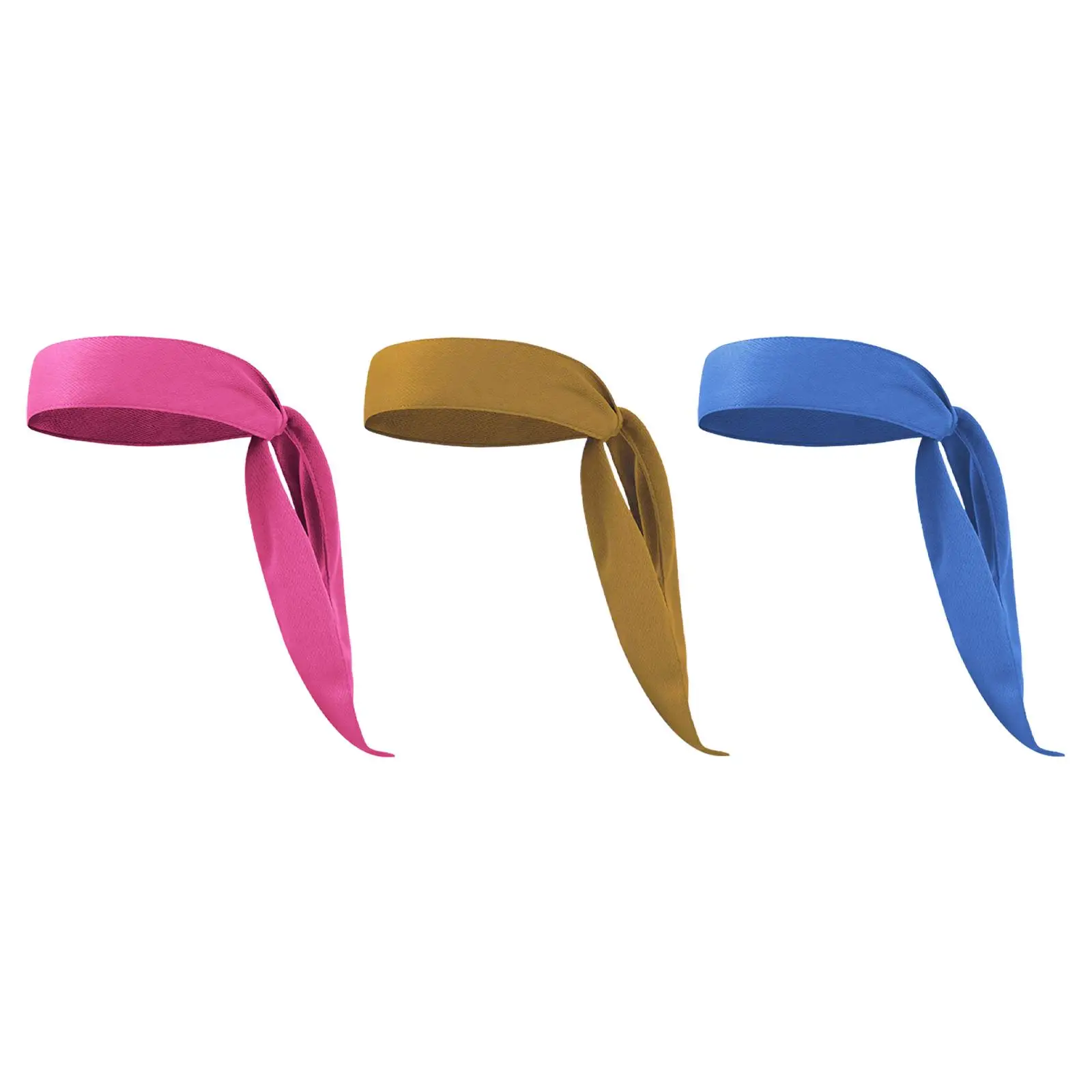 Solid Color Nonslip Hairband for Athletic Workout Tennis Casual Wear