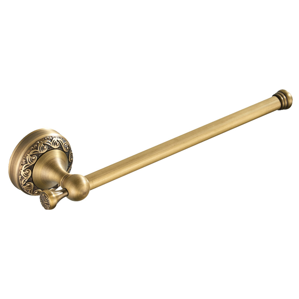 Bathroom Towel Rail Rail Shelf Made of Brass in Country Style with A Length of