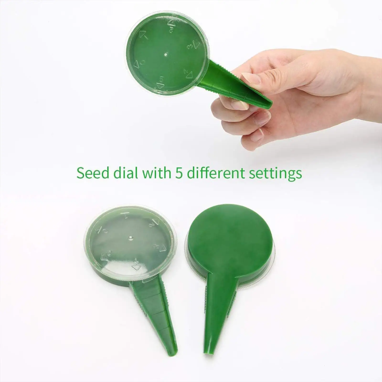 7 Pieces Seeding Tool Set Easy to Use Ergonomics Portable Seed Spreader for Outdoor Planting Flowers Indoor Planting Vegetables