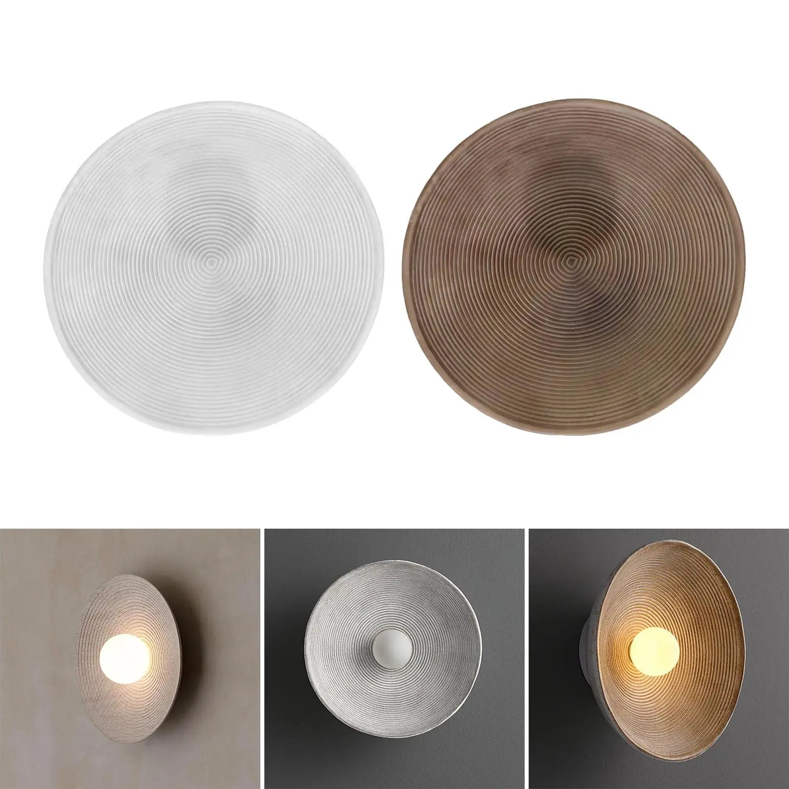 Wall Sconces Lighting NightStand Bedside Wall Lights Fixtures Round Wall Lamp for Loft Porch Bedroom Bathroom Kitchen Island