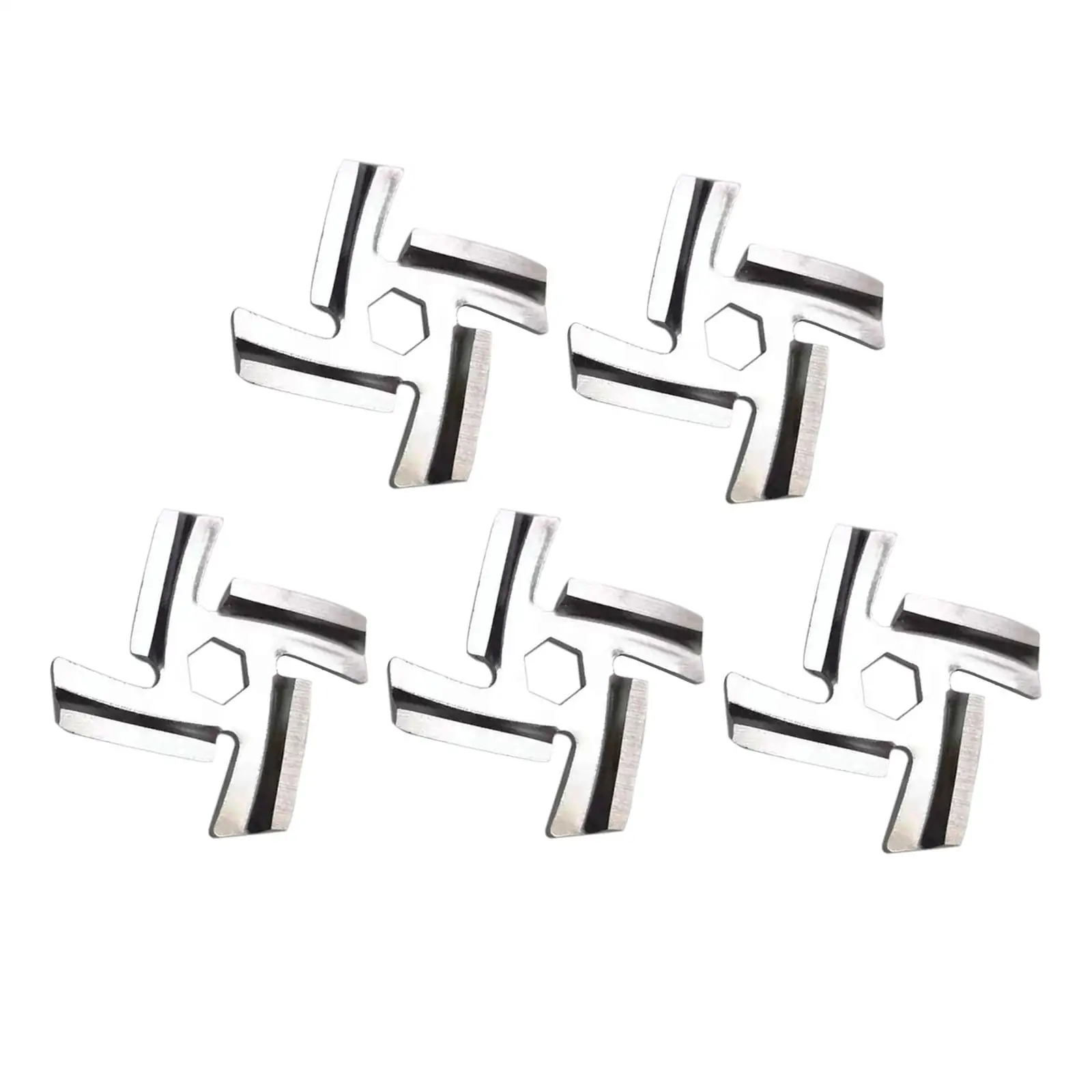 5x Meat Grinder Blade Replacement 8.3mm Parts Attachment Food Grinder Blade Cutter for Stand Mixers Meat Grinder Fits Kitchen