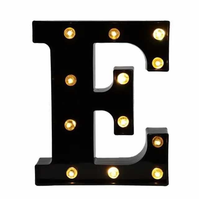 Letra decorativa de marquesina de papel con luz LED, letra V, diseño de  pared con luces a pilas, letras decorativas grandes para dormitorio