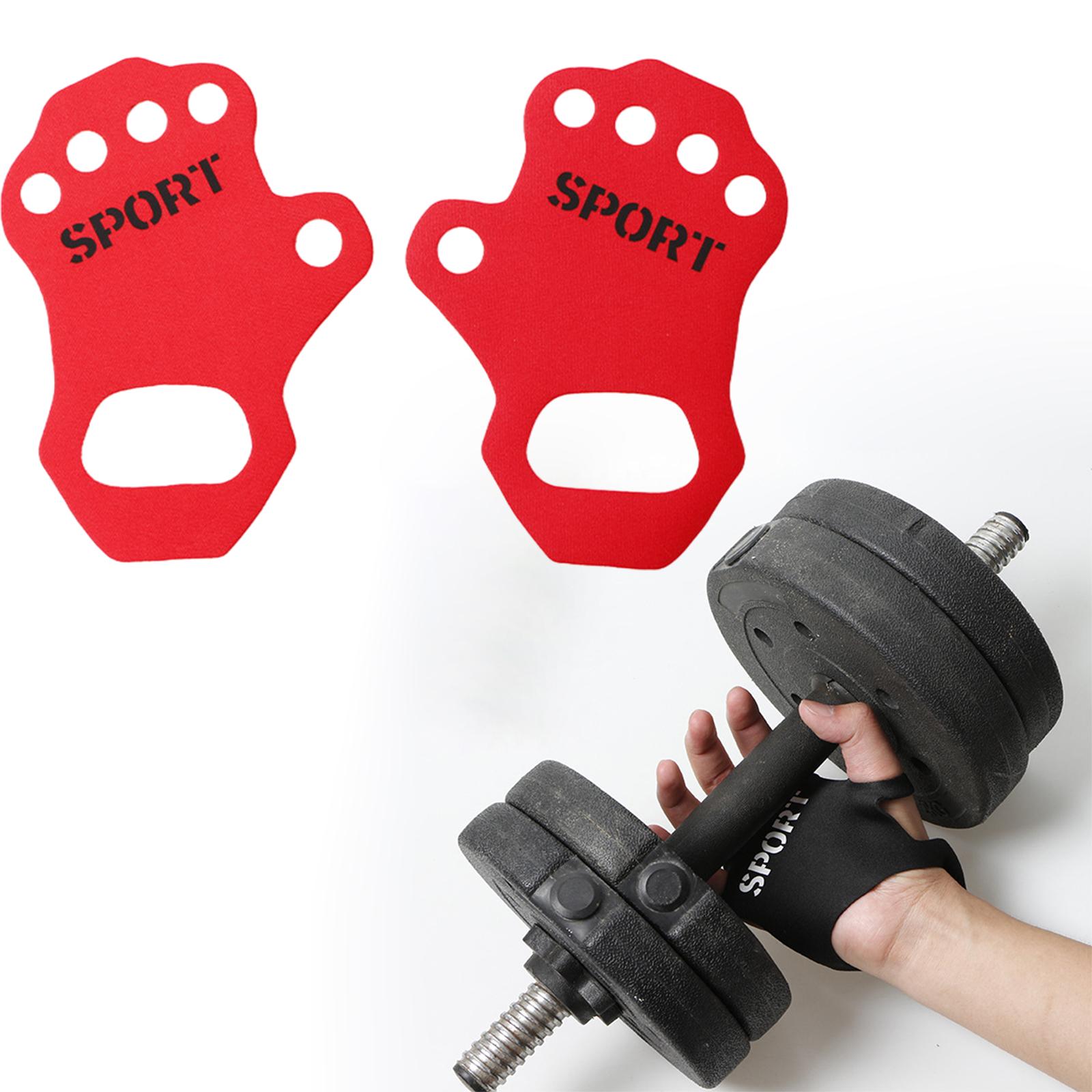 Weight Lifting Gloves Hand Grips Exercise Gloves Grips Anti Wear Pads Glove for Men Women Fitness Hanging Powerlifting