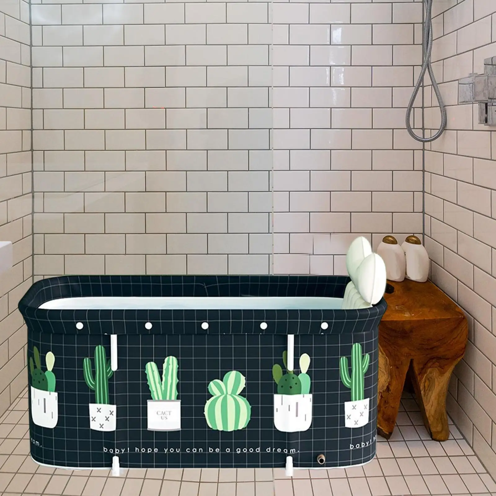 Foldable Bathtub Bucket Soaking Bathing Tub Suitable for
