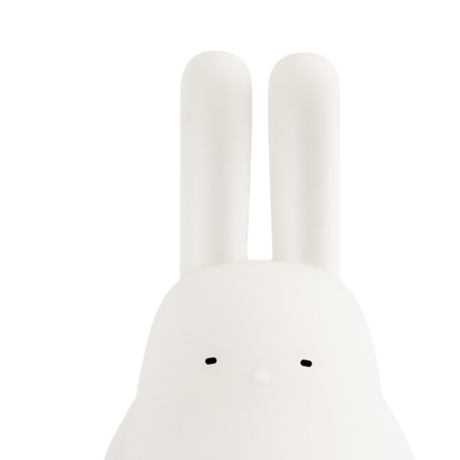 Cute Lovely Rabbit Silicone LED Night Light for Sleeping NightStand Children