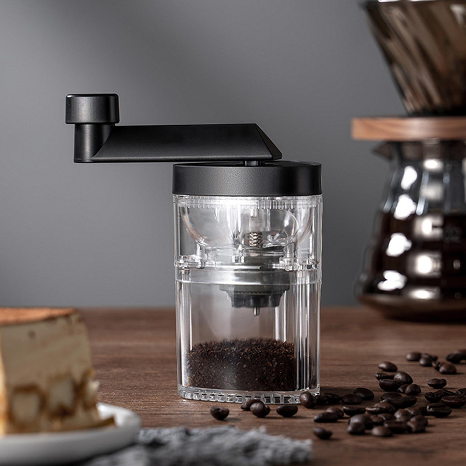 Hand Crank Coffee Grinder with Ceramic Burrs Coffee Lover Gift Maker Machine Small Burr Coffee Grinder for Travel Camping