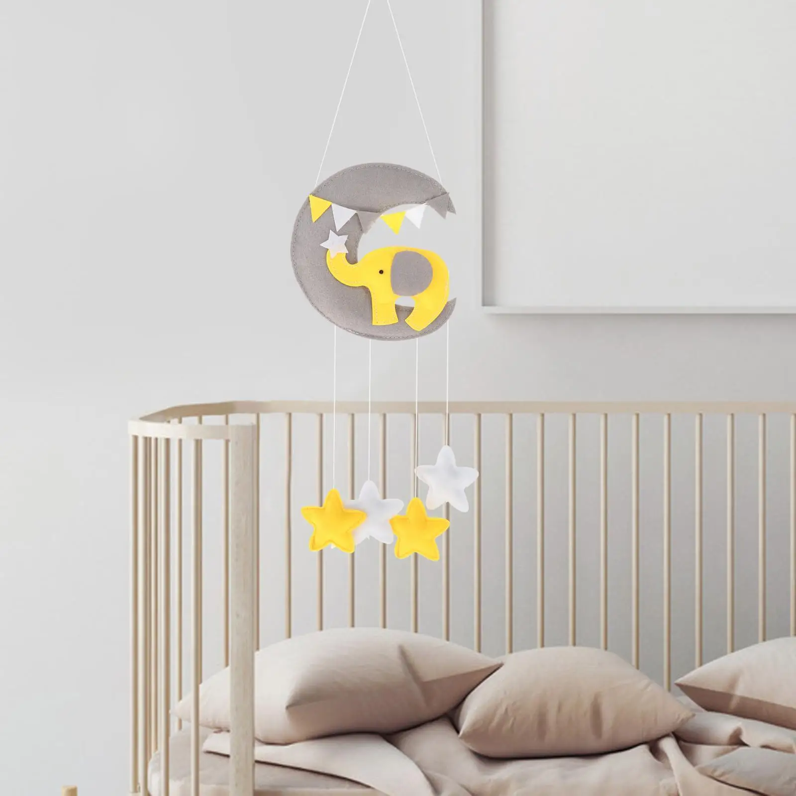 Infant Baby Mobile Hanging Baby Crib Rattles Crib Toys Nursery Toys Bed Bell Toy for Newborn Toddlers Kids Girls Birthday Gifts