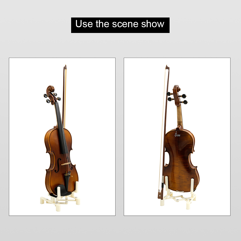 Violine Klapp Ständer Professionelle Tragbare ABS Material Violine Ständer Boden Stehen Saiten Musical Instrument Zubehör Teile – Detail 1