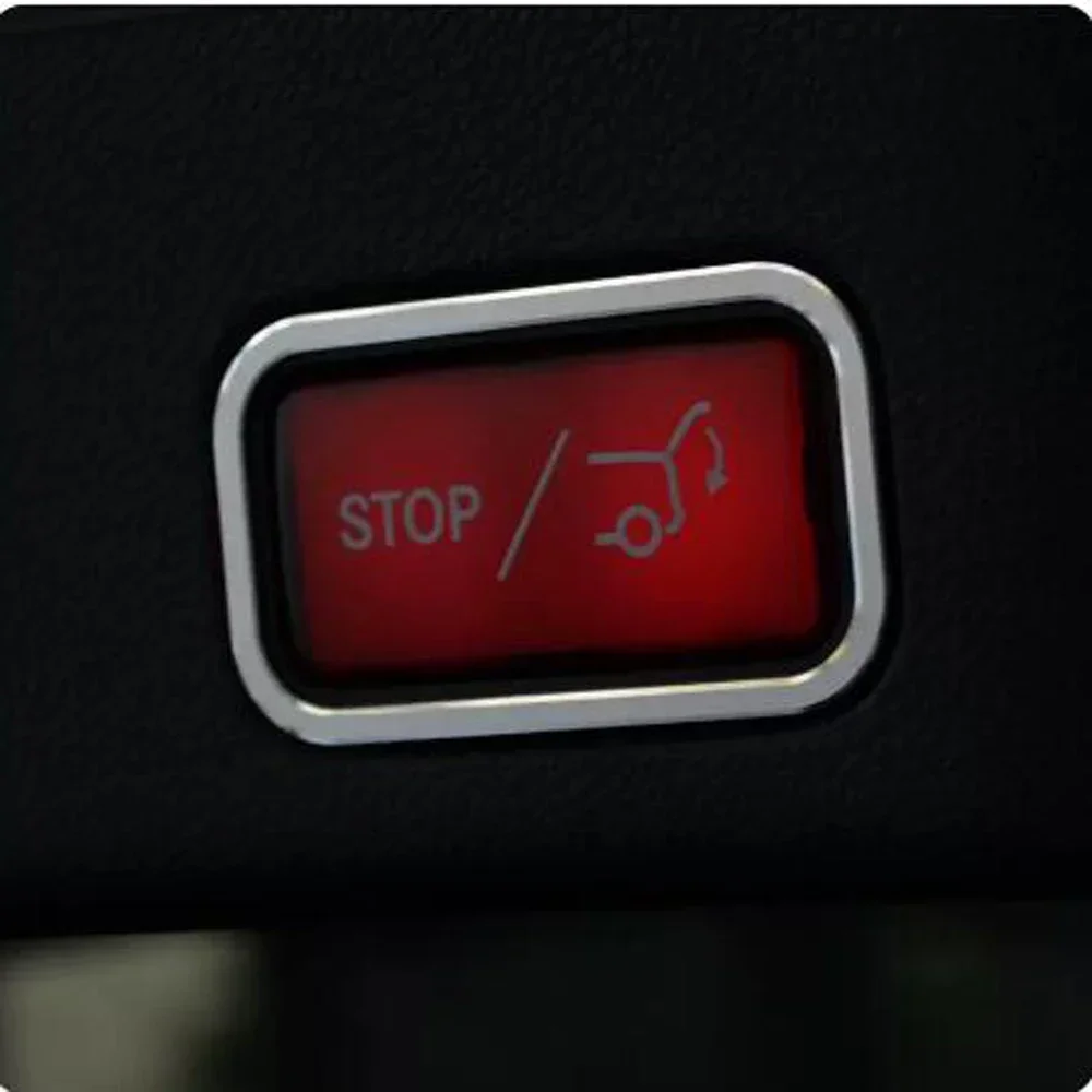 Auto-Styling für Mercedes Benz E-Klasse GLA GLC GLK CLS ML GL GLE GLS Aluminiumlegierung Elektrischer Hecktürschalter dekorative Pailletten – Detail 4