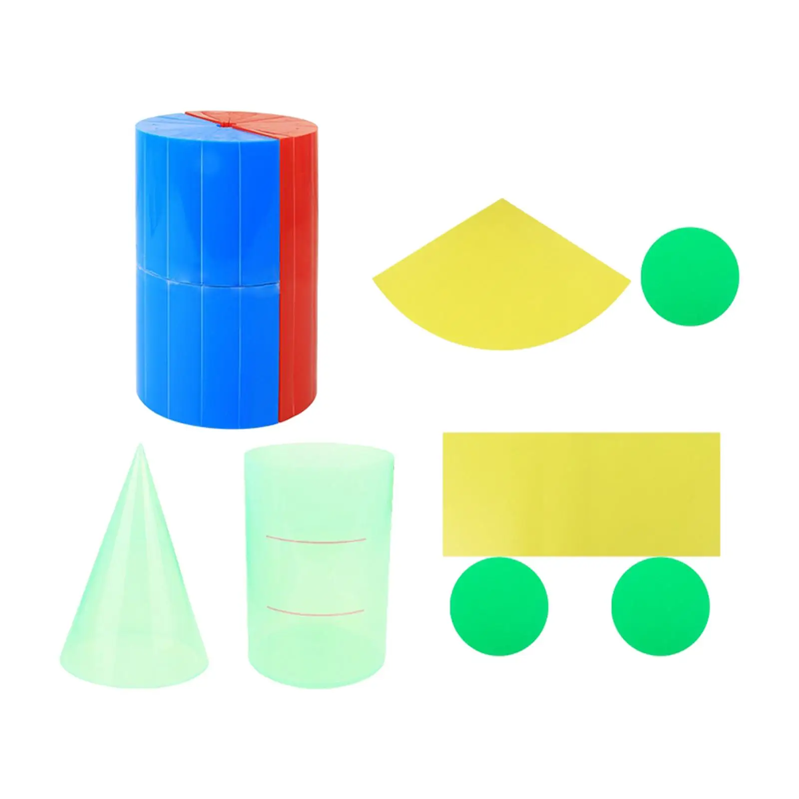 3D Shapes Geometric Educational Toy Learning Material Mathematics Teaching Aids Geometric Shapes for Children Boys Holiday Gifts