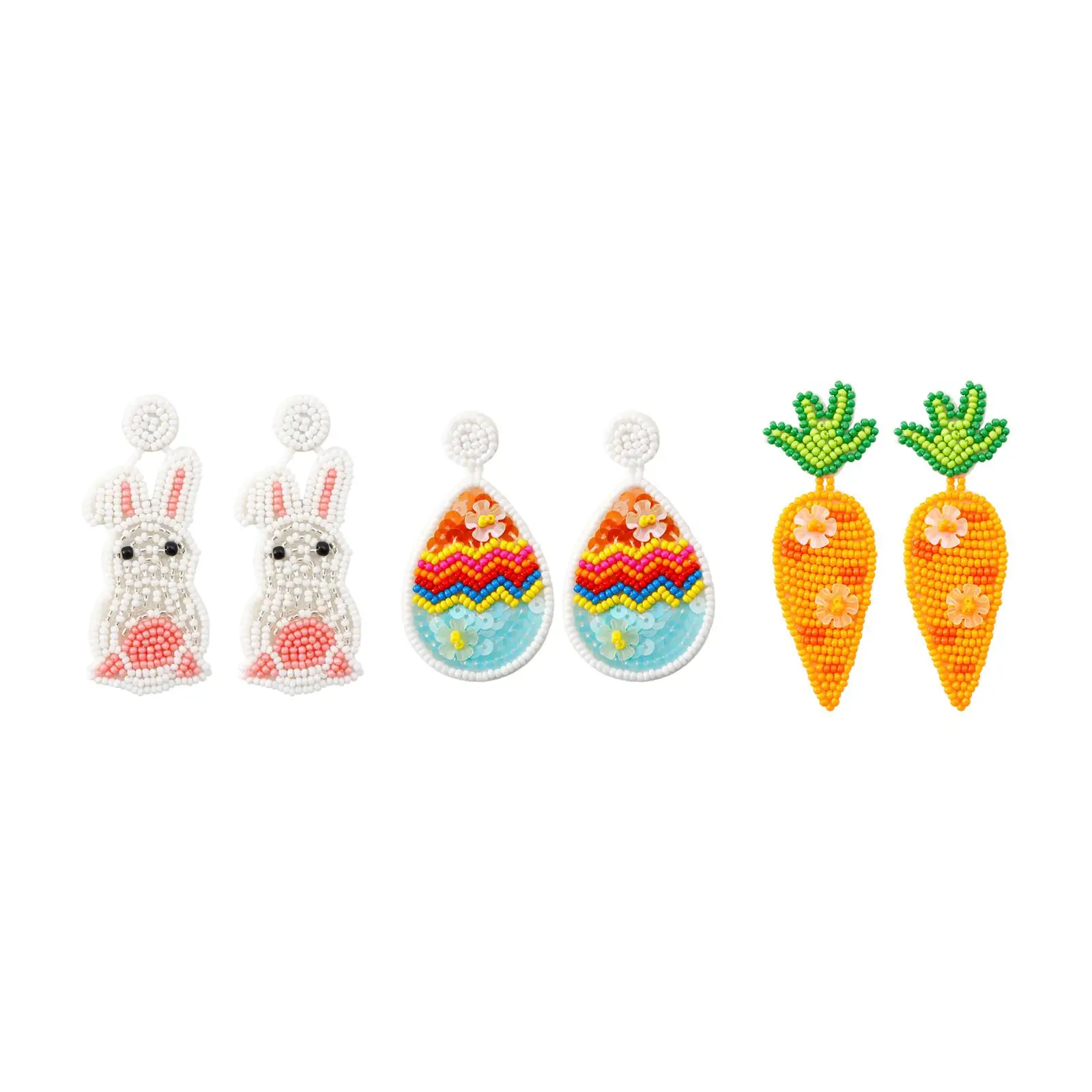Cute Easter Earrings Easter Rabbit Dangle Drop Earrings Rabbit Dangle Earrings for Girls Family Mother Teens Jewelry Gifts