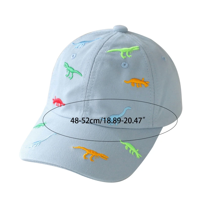 Niende overlap patron 67jc Baby Baseball Cap Sun Hat Summer Beach Hat W/ Embroidery Dinosaur For  Boy Girl Age 1-3 Breathable Cotton Adjustable Size - Kids Hats & Caps -  AliExpress