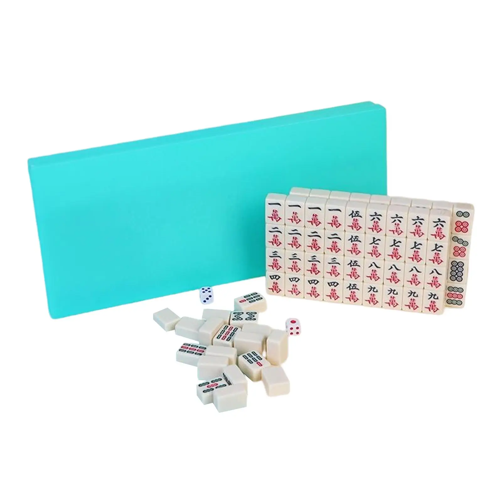 Portable Chinese Mini Mahjong Game Set Table Game Activity Game for Travel