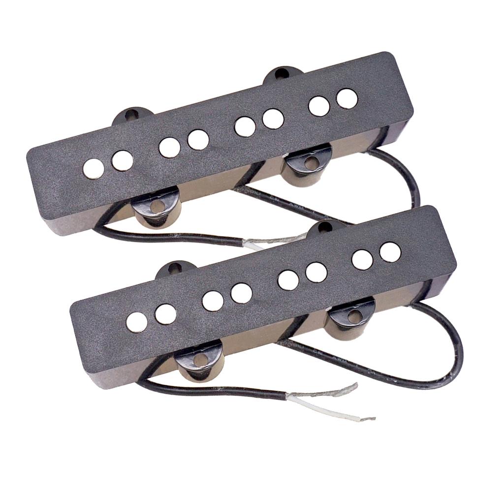 Description Picture 2 of itemTooyful Exquisite 2Pcs Black Electric Bass Open Pickups DIY for JB Musical Instrument Accessory