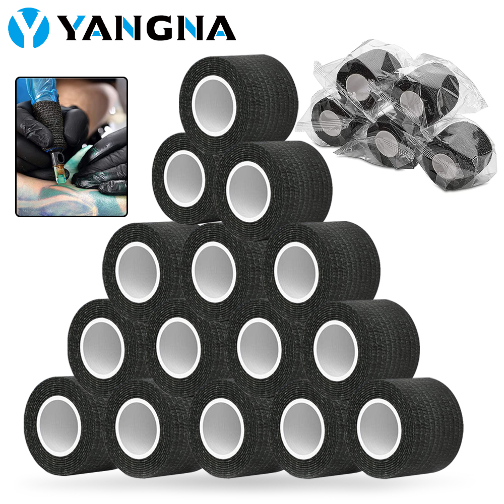 Best of 96 / 48 / 24 / 12 / 6 / 3 / 2pcs Black Tattoo Grip Tape Self-adhesive Elastic Wraps Waterproof Bandage Finger Protection Tattoo Accessories Reviews & Tips