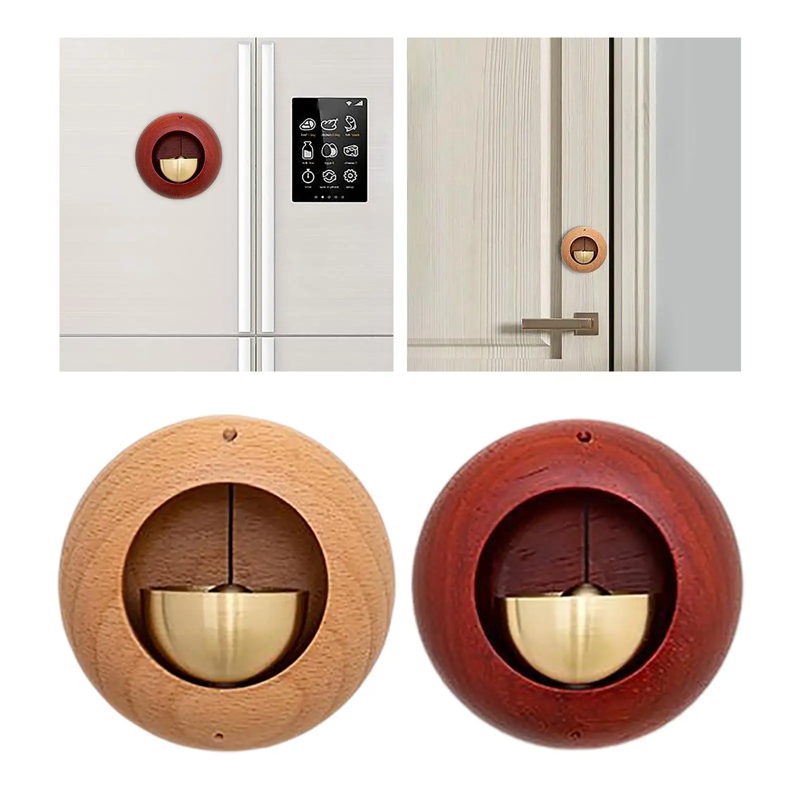 Creative Japanese Wood Wind Chimes Refrigerator Room Door Wind Chimes Exquisite Wooden Bells Gift Craft Hanging Decoration