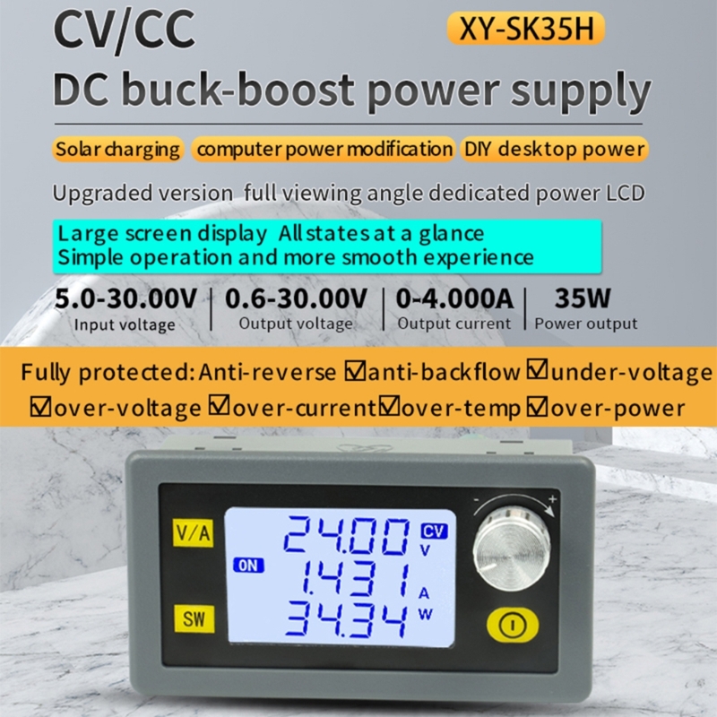 Module, CC CV, 5.0-30V, 6.0-36V, XY-SK35H, 4A, 35W, XY-SK80H, 5A, 80W