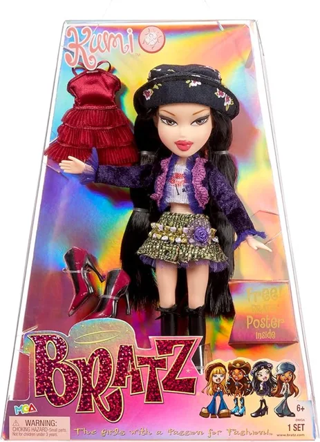 New Surprise Doll Bratz Original Fashion Doll Kumi with 2 Outfits 