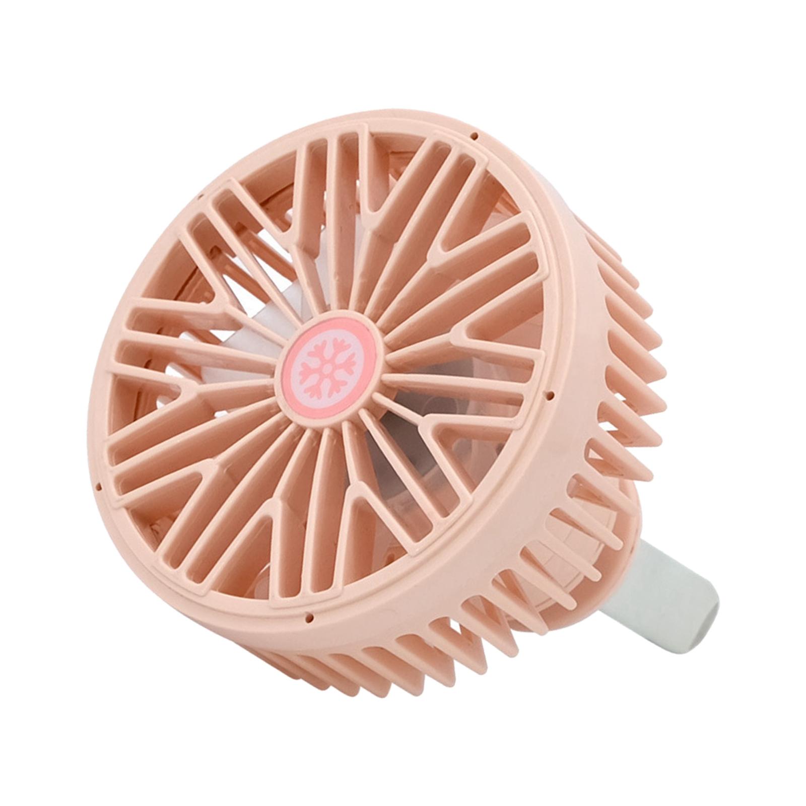 Car Air Vent Fan USB 360 Rotation Firmly Installed with Night Light Durable