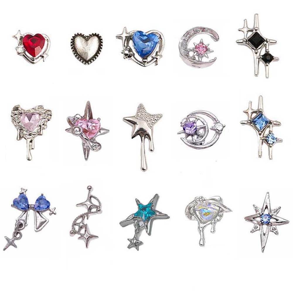 Best of 10Pcs Alloy Moon Star Surrounding Planets Nail Art Charms Luxury Punk Starlight Jewelry Accessories For Manicure Nail Decoration Reviews & Tips