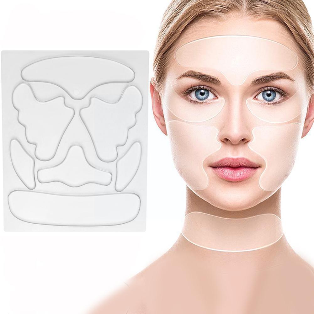 Best of 1set Reusable Silicone Face Eye Forehead Patches Transparent Lifting Anti Pads Facial Anti-wrinkle Car Neck Aging Skin Stic X8Z1 Reviews & Tips