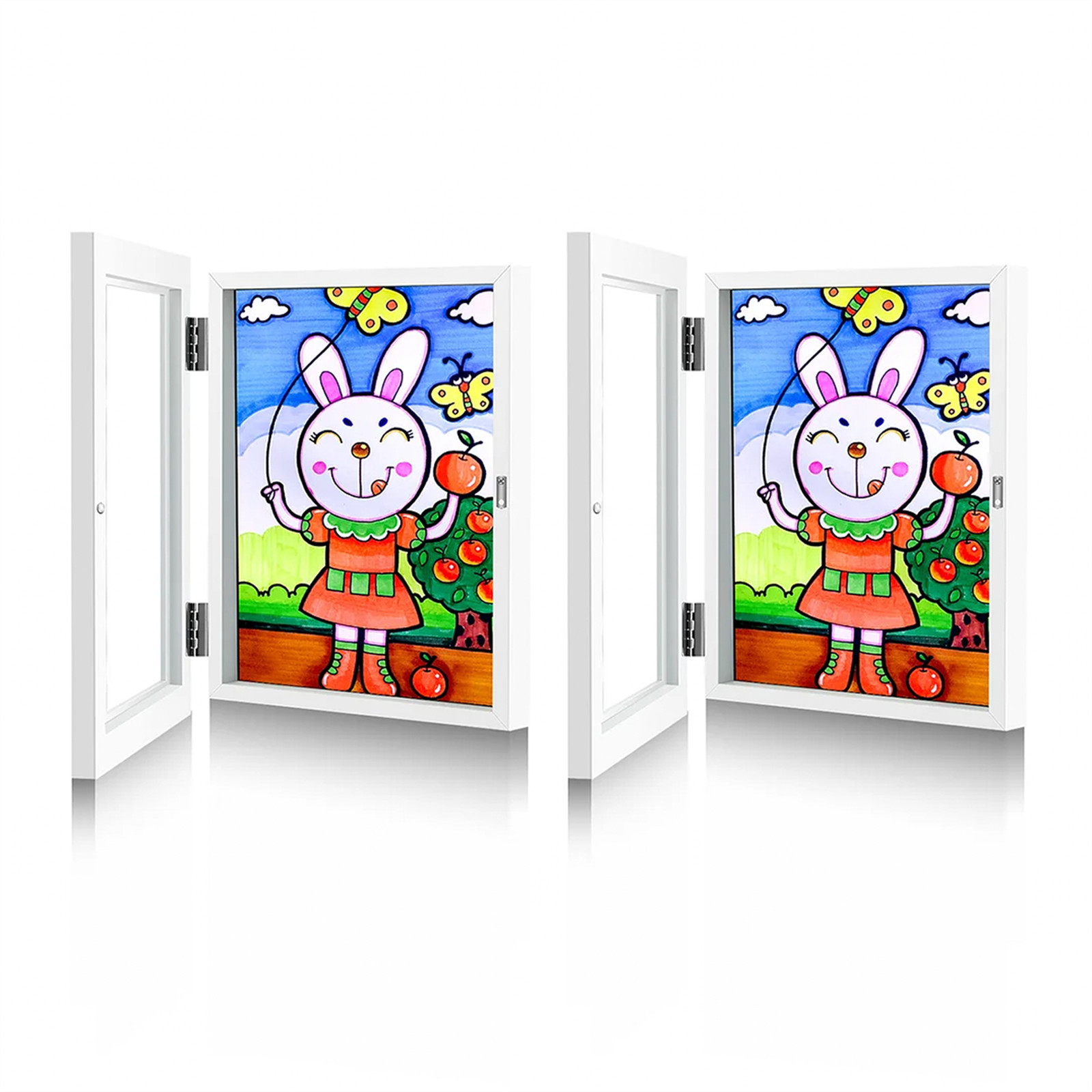 Title 12, Art Picture Frame-hinged Front Opening Changeab...