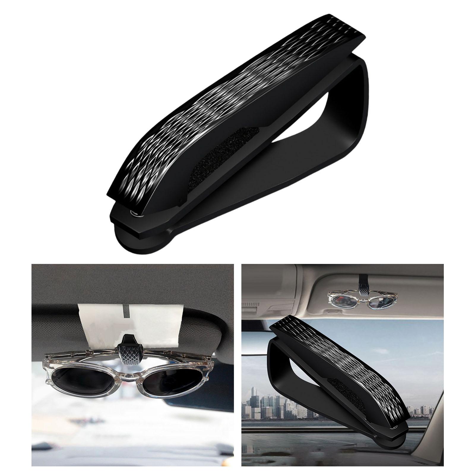 Universal Sun Visor Glasses Holder Eyeglasses Ticket Auto Portable Fastener Clip Holder Hanger Mount Interior Parts Car Styling