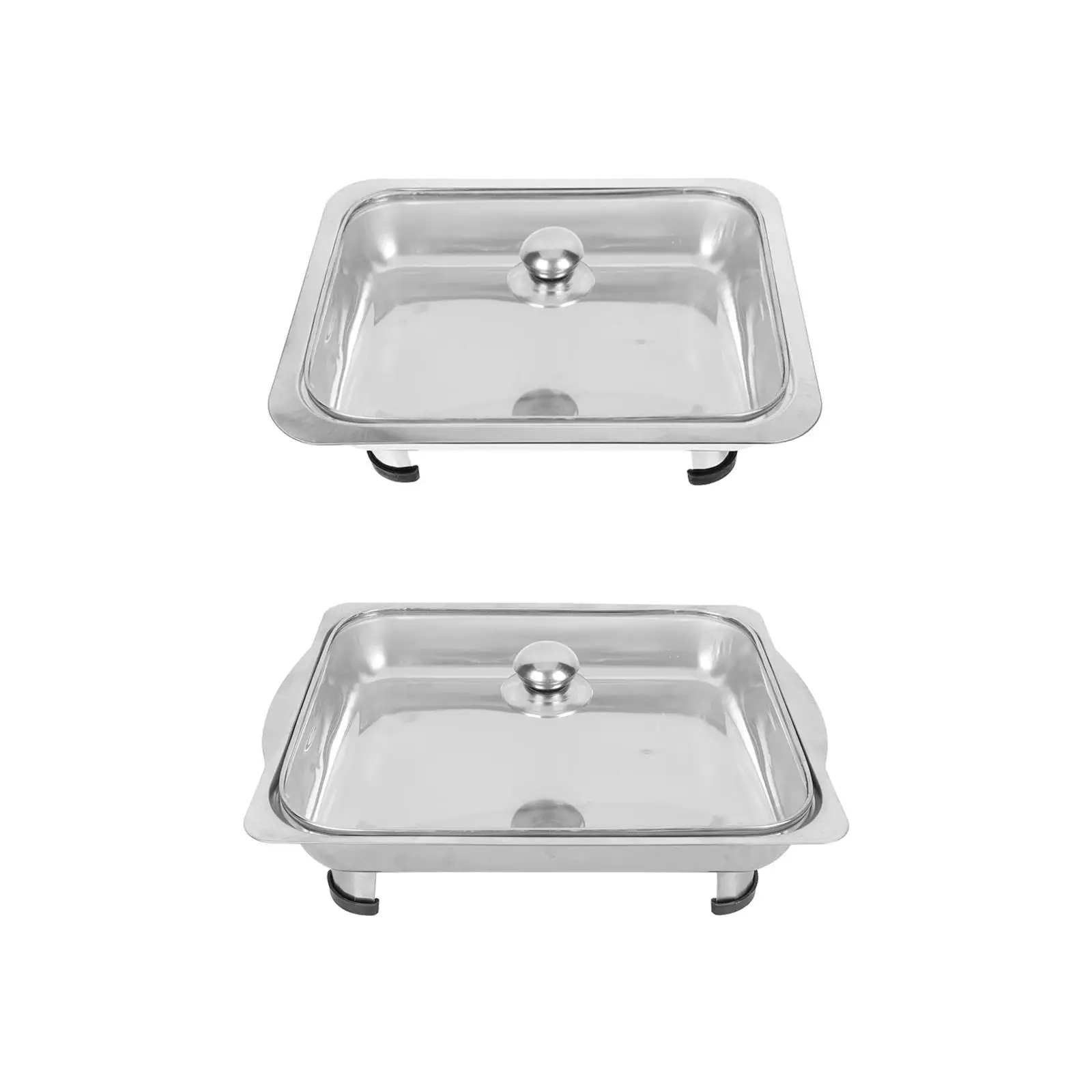 Buffet Dish Tray Buffet Server Warmer Easy to Clean Chafing Dish for Wedding Birthday Catering Events Holidays Parties