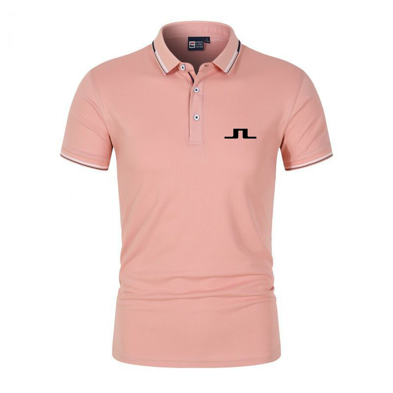 för sommar Quick Dry Andas pikétröja Mode kortärmade toppar J Lindeberg Golf Shirt Herr T-shirt_voghion.com