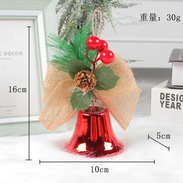 Christmas Bells Cake Topper Accessories Diy Bow Bells Christmas Tree Decorations  Ornaments Christmas Gift Box Packaging - Temu Austria