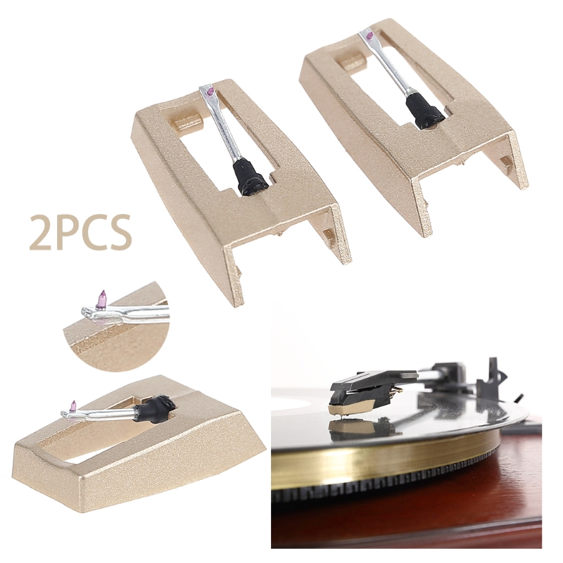 Title 4, P82F 2PCS LP Turntable Phonograph Diamond Stylu...