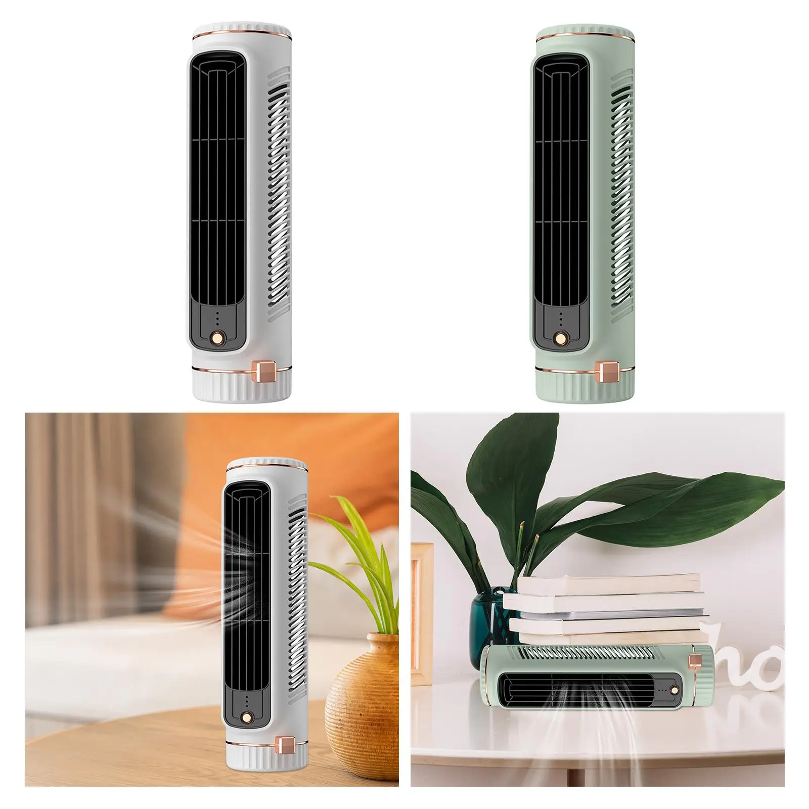 Cooling Fan Rechargeable Adjustable 3 Speeds Table Fan USB Desk Fan Desktop Personal Fan for Travel Dining Room Bedroom Hiking